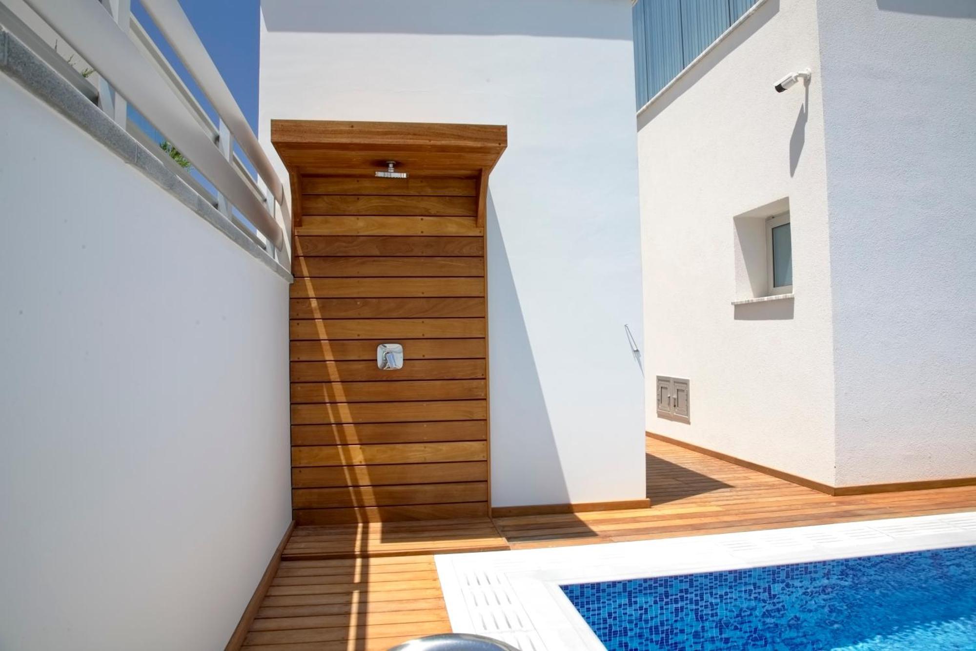 Seaview Luxury Villa Jacuzzi & Pool! 2 Min Beach Protaras Esterno foto