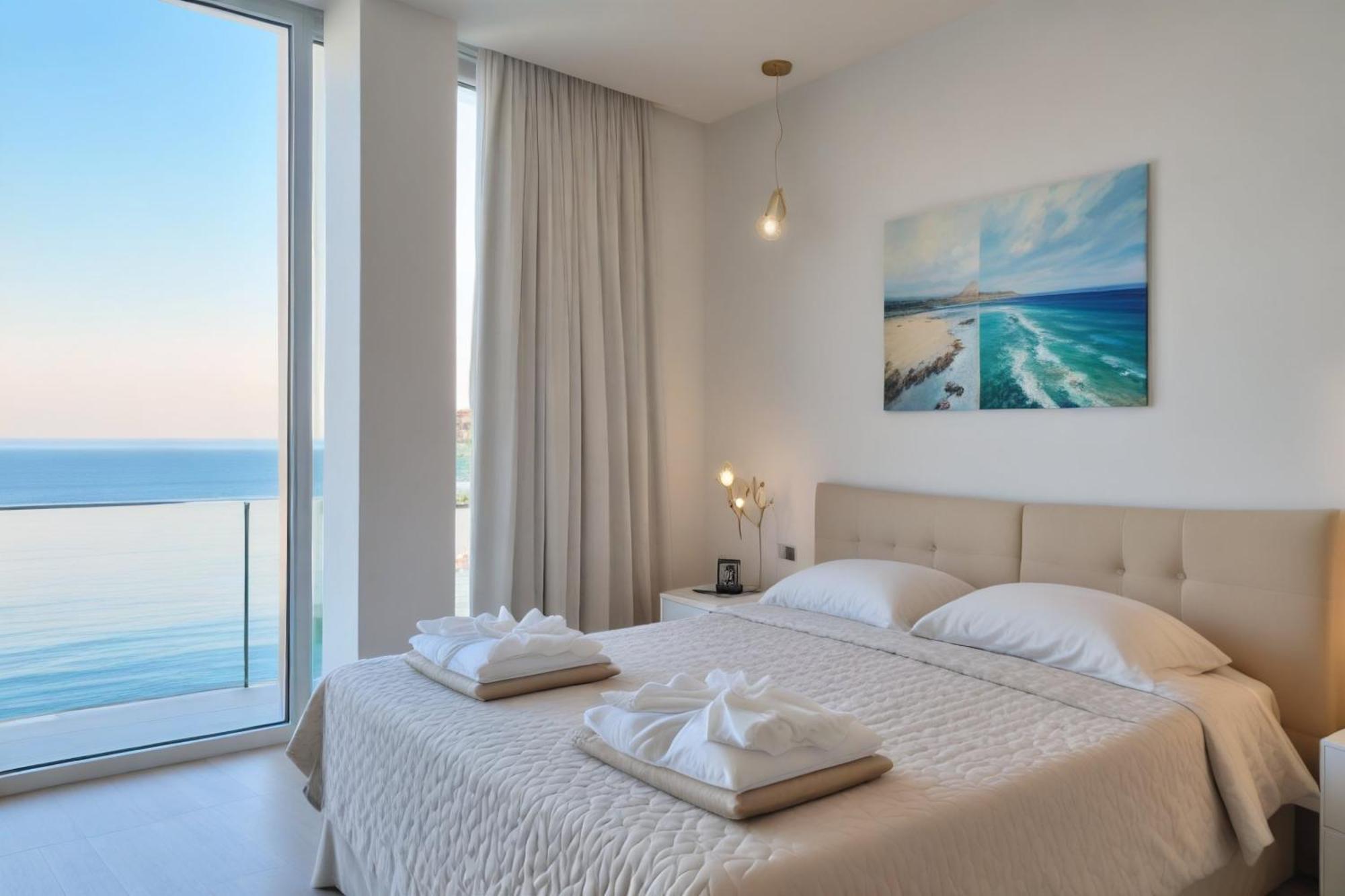 Seaview Luxury Villa Jacuzzi & Pool! 2 Min Beach Protaras Esterno foto